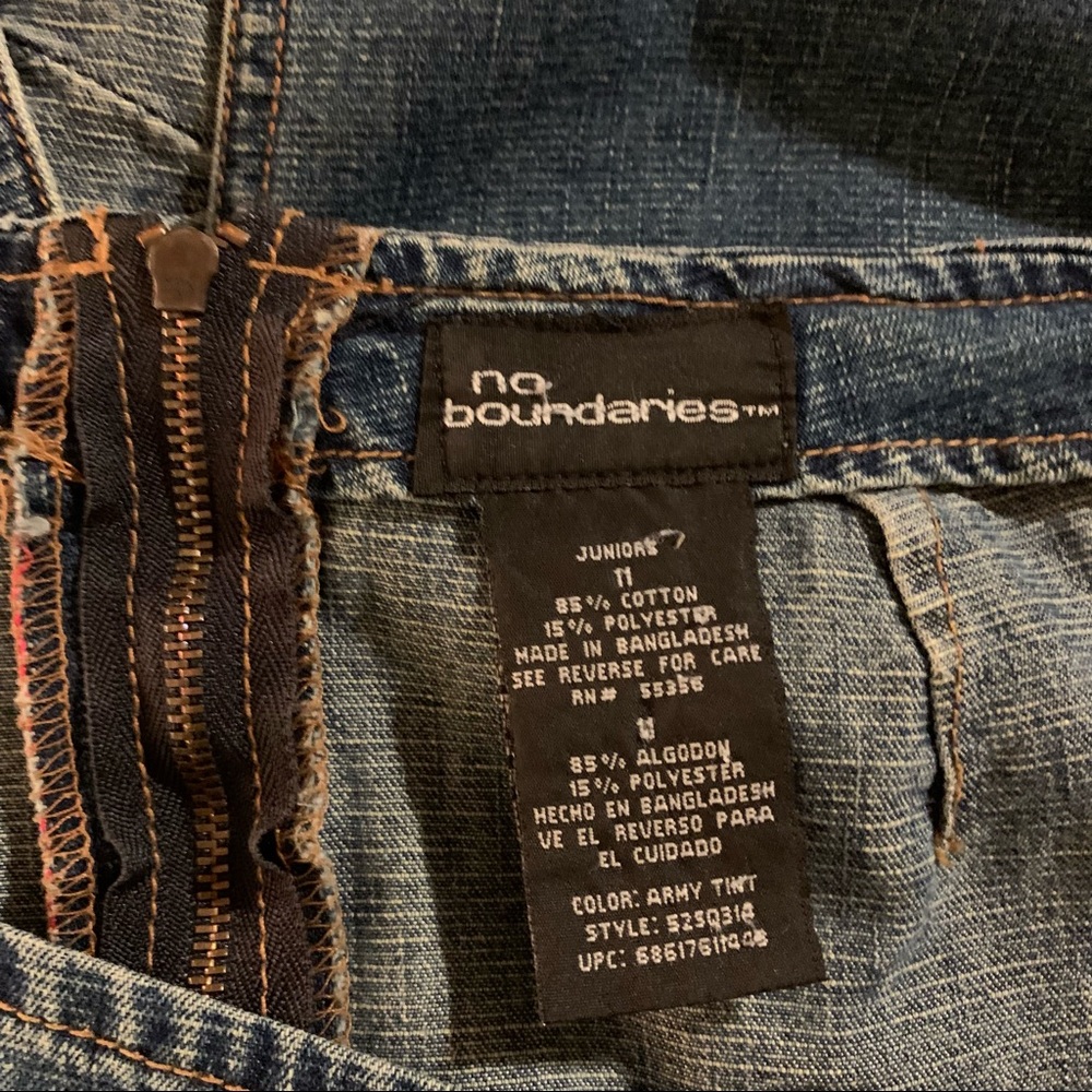 no boundaries Denim Maxi Skirt Size 11 Juniors - Picture 7 of 7